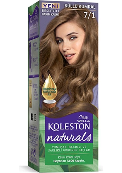 Naturals Saç Boyası Küllü Kumral 7/1