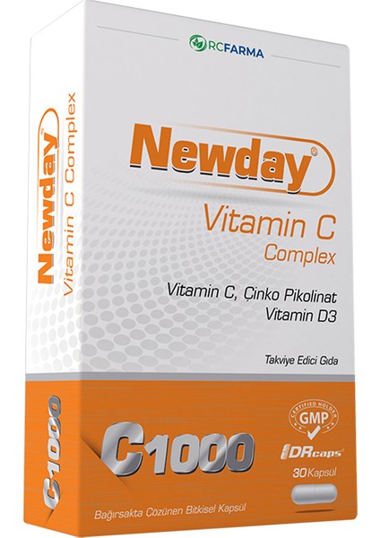 Vitamin C Complex 30 Kapsül 8681227011639