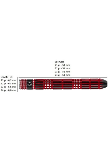 Red Horizon %90 Tungsten Dart Oku modelleri