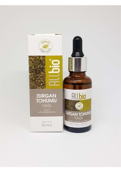 Allbio Isırgan Tohumu Yağı 30 ml