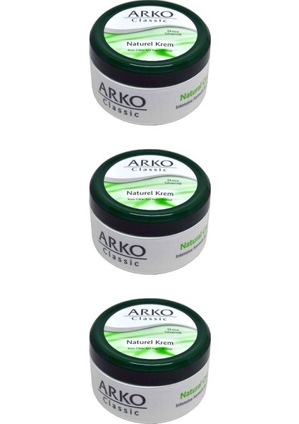 Naturel Krem 150 ml 3 Adet
