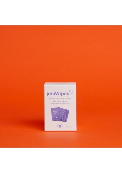 JeniWipes W.Beside Menstrual Kap-Regl Kabı Temizleme Mendili ( 12ADET )