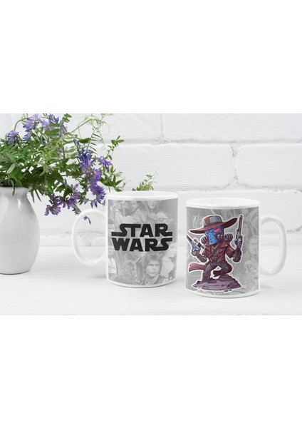 Star Wars Temalı Özel Tasarım Baskılı Kupa Bardak 001