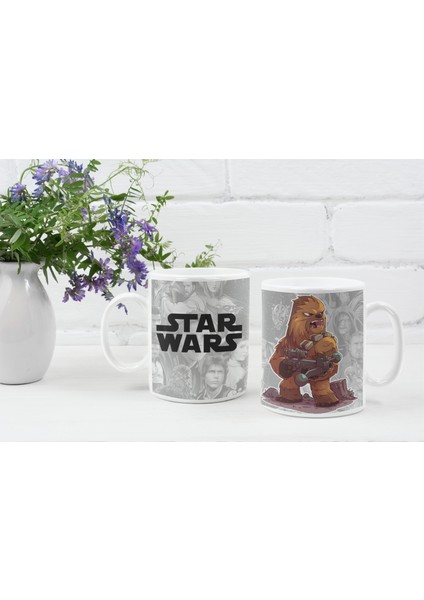 Star Wars Temalı Özel Tasarım Baskılı Kupa Bardak 001
