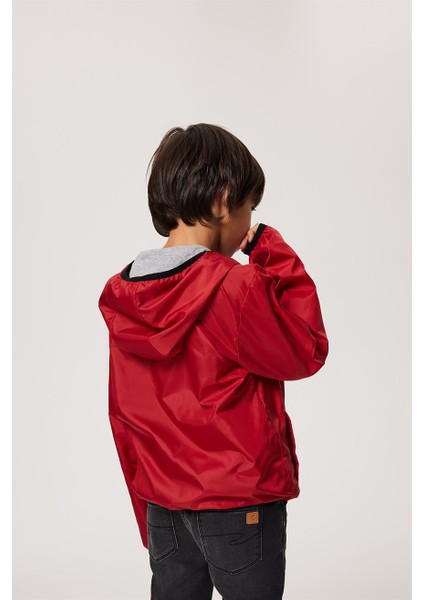 Sam Erkek Çocuk Yağmurluk Kırmızı fırsatları