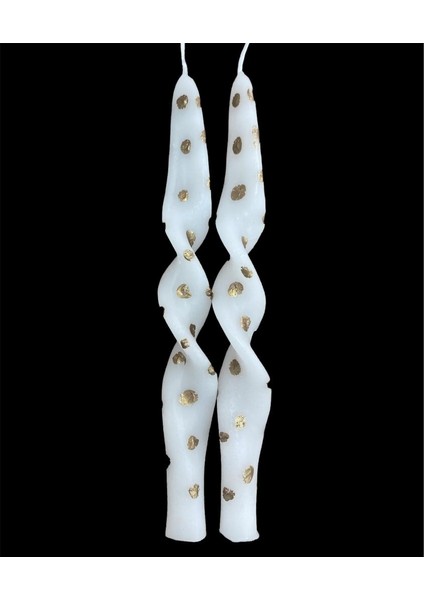 2'li Tasarım Özel Renkli Burgulu Şamdan Mum Takımı fiyatları