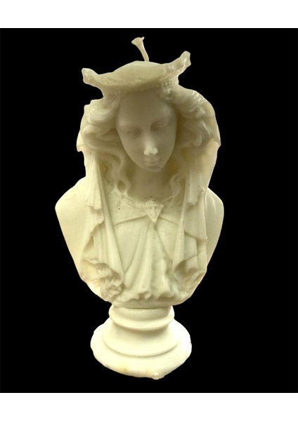 Dekoratif Kokulu 16CM Meryem Ana Heykel Mum