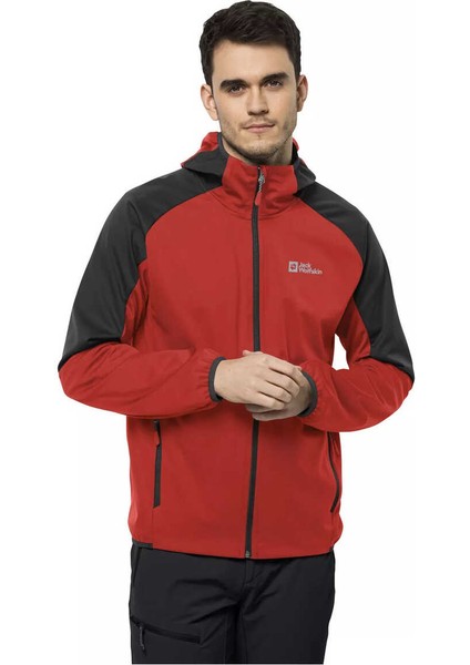 Jack Wolfskin Feldberg Hoody M Kırmızı Erkek Ceket 1306922-2193