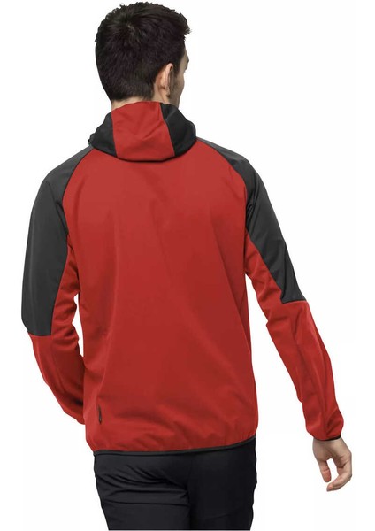 Jack Wolfskin Feldberg Hoody M Kırmızı Erkek Ceket 1306922-2193