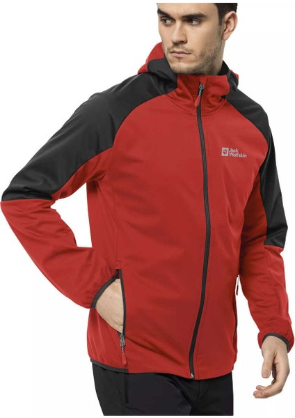 Jack Wolfskin Feldberg Hoody M Kırmızı Erkek Ceket 1306922-2193