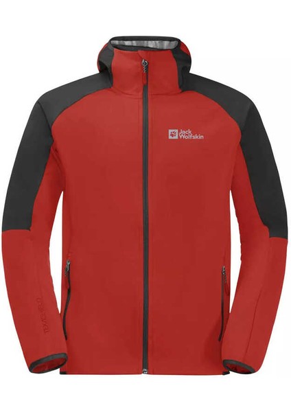 Jack Wolfskin Feldberg Hoody M Kırmızı Erkek Ceket 1306922-2193