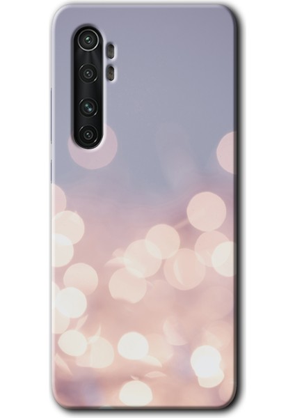 Xiaomi Mi Note 10 Lite Kılıf Hd Desen Baskılı Arka Kapak - Blur Lights