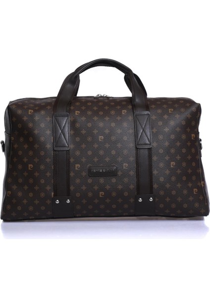 04PC001205-B Kh Baskılı Kahverengi Unisex El Valizi