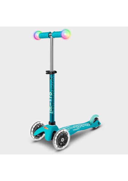 Scooter Mini Micro Deluxe Magic Aqua (Led)