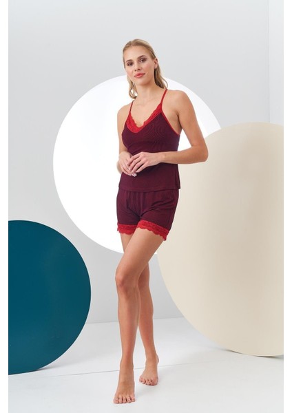 Kadın Şortlu Pijama Takım 24151