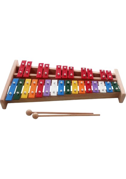 27 Not Glockenspiel Xylophone Müzikal Eğitim Enstrümanı Malletler Stili A (Yurt Dışından)