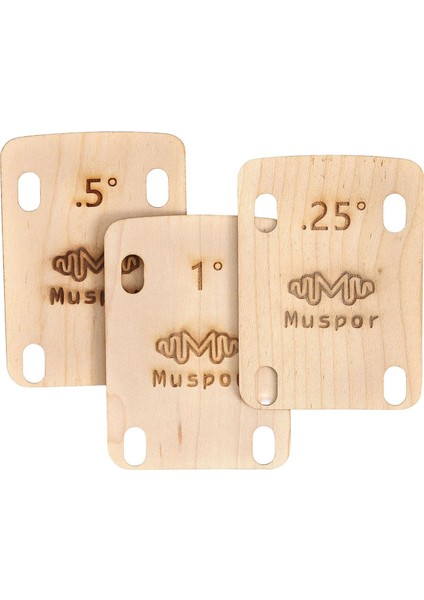 3pcs 4 Delik Boyun Tabağı Contaları Akçaağaç Ahşap Elektro Gitar Için Koruyucu (Yurt Dışından)