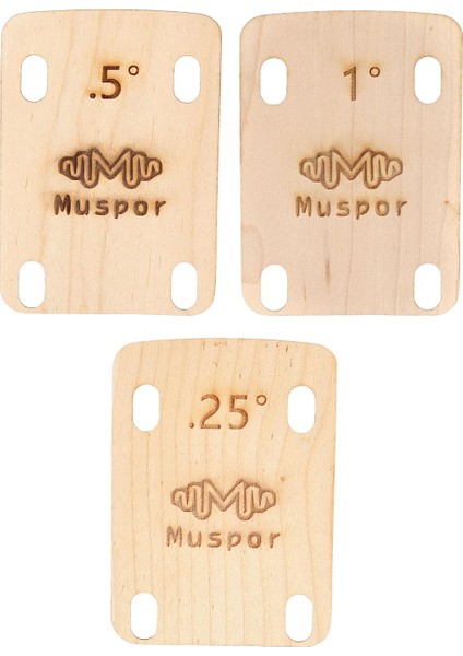 3pcs 4 Delik Boyun Tabağı Contaları Akçaağaç Ahşap Elektro Gitar Için Koruyucu (Yurt Dışından) modelleri