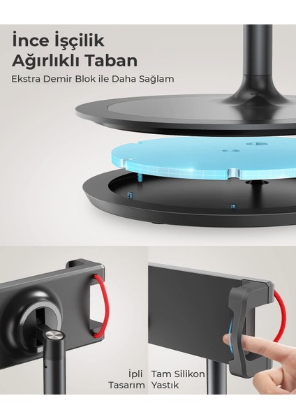 S3E 360° Ayarlanabilir Tablet ve Telefon Tutucu Stand