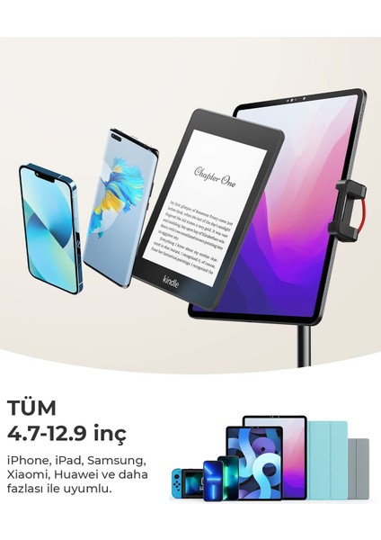 S3E 360° Ayarlanabilir Tablet ve Telefon Tutucu Stand