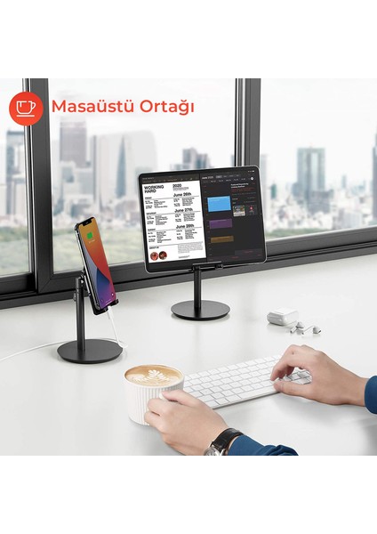 Saiji Bix Saiji S1 Masaüstü Ayarlanabilir Tablet Telefon Tutucu