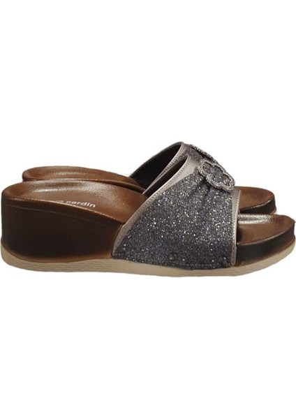 Parlak Anatomik Dolgulu Günlük Bayan Terlik fiyatları