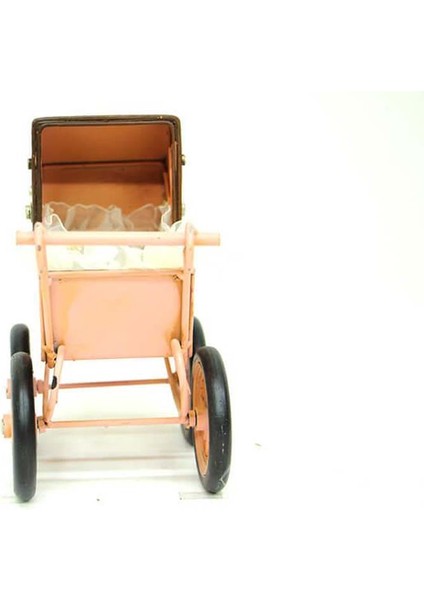Dekoratif Metal Bebek Arabası Biblo Vintage Hediyelik fırsatları
