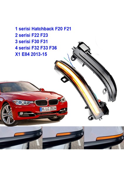 F30 Kayar Sinyal 3-4 Serisi Ayna Sinyali