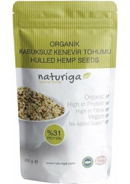 Organik Kabuksuz Hemp Tohumu 200 gr