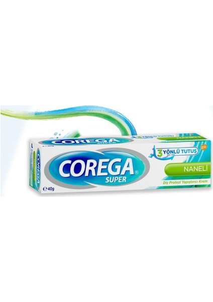 Naneli Diş Protezi Yapıştırıcı Krem 40 Gr