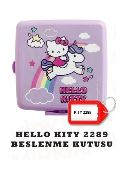 Hello Kitty Lisanslı Beslenme Kabı 2289