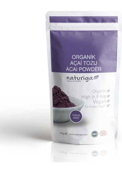 Organik Acai Tozu 50 gr