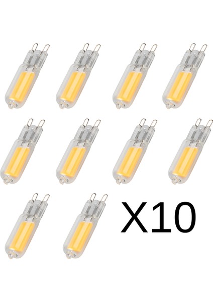 CT-4222 4W Ledli Kapsül Ampul Günışığı G9 Duylu 10 Adet