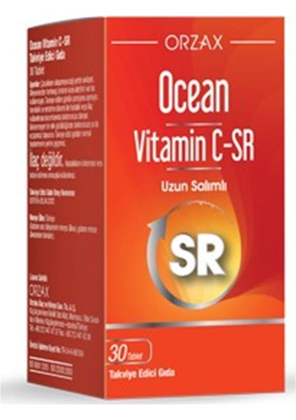 Ocean Vitamin C-Sr 30 Tablet