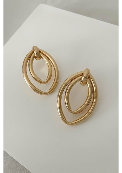 Çelik Oval Sallantılı Küpe MY70E2231000086