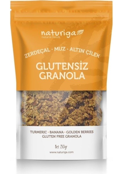 Zerdeçal-Muz-Altın Çilek Glutensiz Granol