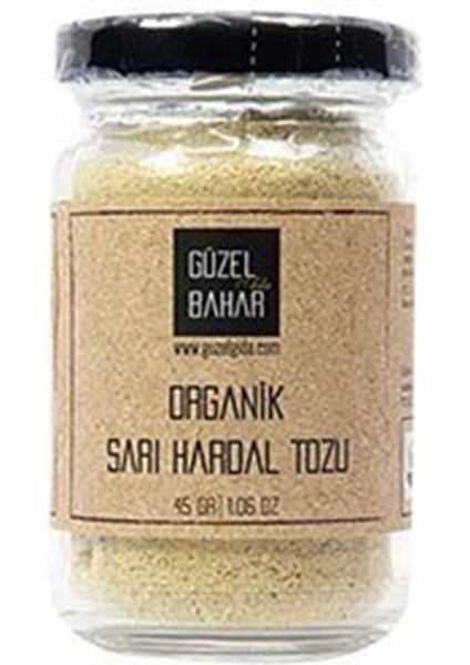 Güzel Ada Gıda Organik Sarı Hardal Tozu 50 gr