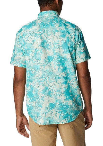 Utilizer Printed Woven Erkek Kısa Kollu Gömlek indirimleri