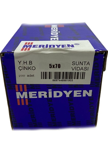 Sunta Vidası 5.0X70 (1paket 200 ad) Emh