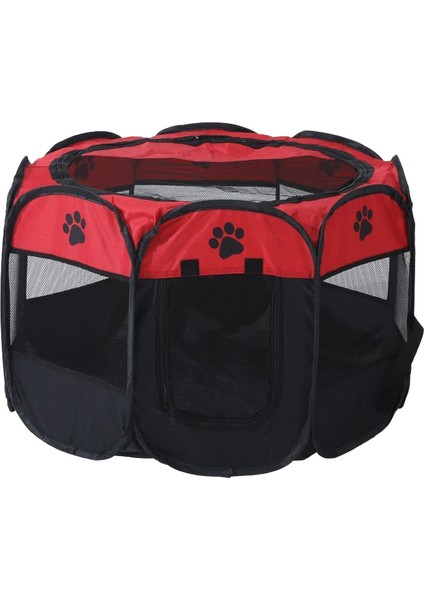 Sekizgen Taşınabilir Katlanabilir Su Geçirmez Oyun Alanı Evcil Hayvan Kafesi 114 cm (Yurt Dışından)