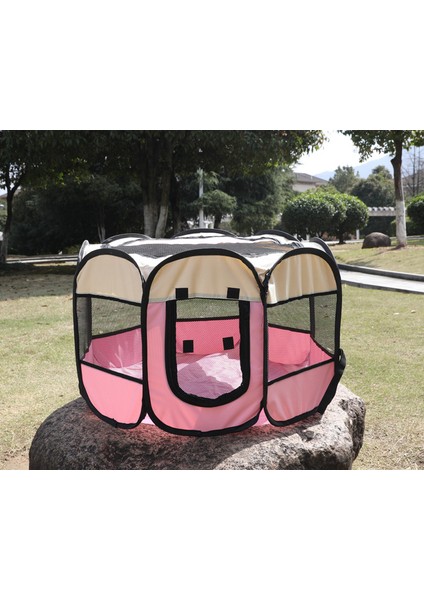 Sekizgen Taşınabilir Katlanabilir Su Geçirmez Oyun Alanı Evcil Hayvan Kafesi 114 cm (Yurt Dışından) fiyatları