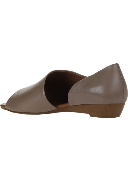 Gümüş Deri Kadın Düz Babet 01WJ1605 indirimleri