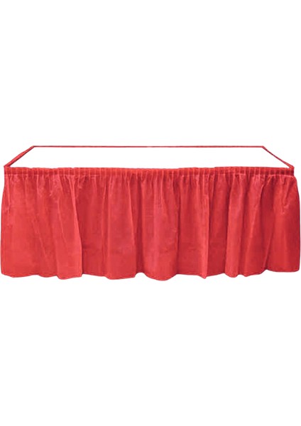 Masa Eteği Plastik Kırmızı