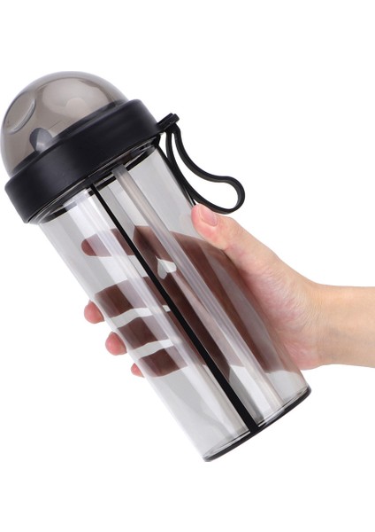 420/600ML Çift Içme Kupası Çift Saman Çift Çift Su Kupası Çift Su Isıtıcısı (Yurt Dışından)