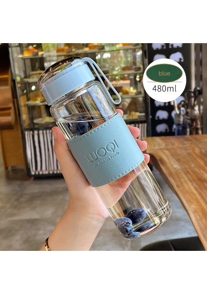 340ML 480ML Taşınabilir Sevimli Pyrex Şişesi Vida Kapağı Filtresi ile (Yurt Dışından)