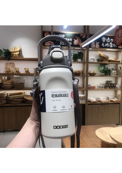 Termos Kupası Straw Flask (Yurt Dışından)