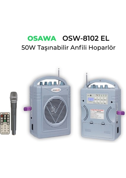 OSW-8102 E 50W Portatif Anfi (El)