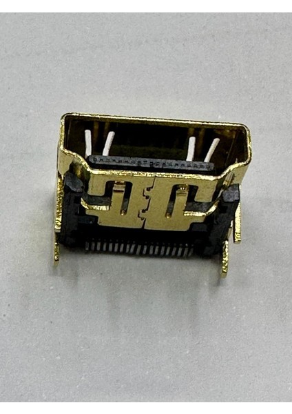 Montaj Tipi Dişi HDMI Soket Lehimlik HDMI Dişi Konnektör 180 Derece HDMI Dişi Konnektör