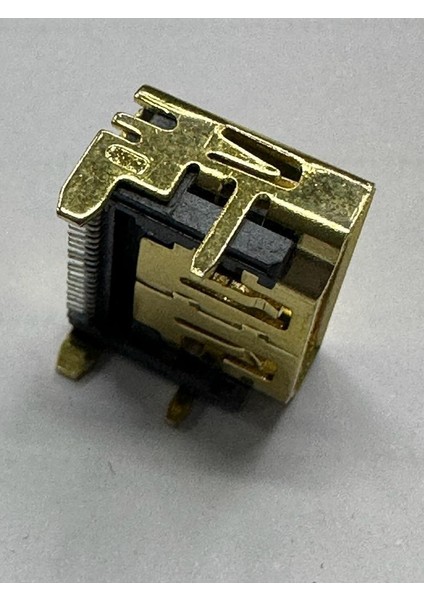 Montaj Tipi Dişi HDMI Soket Lehimlik HDMI Dişi Konnektör 180 Derece HDMI Dişi Konnektör