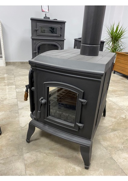 Flame Stove Altara Lüx Yk Pik Döküm Şömine Soba